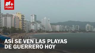 Alerta por mar de fondo en Guerrero; captan oleaje elevado en playas