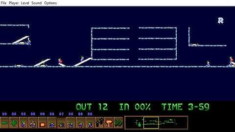 Lemmini - Lemmings Custom Level - Short Curcuit