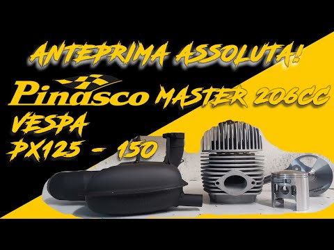 Kit Pinasco Master 206cc Vespa PX125/150 - Anteprima Assoluta Scooterismo.it!!