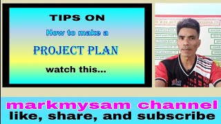 Sample on how to make a Project Plan, EPP/TLE 6.