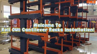 Welcome To Roll Out Cantilever Rack Installation | OKE Storage