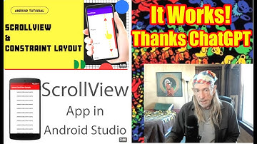 ScrollView and LinearLayout in Android Studio Ladybug 2024.2.1