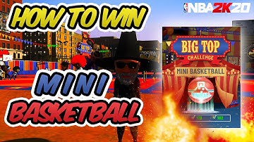 BIG TOP CHALLENGE!! How to win mini basketball free throws in 5 minutes in NBA 2k20!