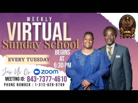 Thank You For Joining Our Sunday School Zoom! "We do not own the right to the music that is played"