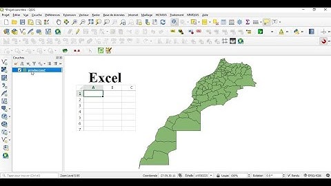 Tutorial N° 7 : Import Excel to QGis / Transfert des données excel vers Qgis