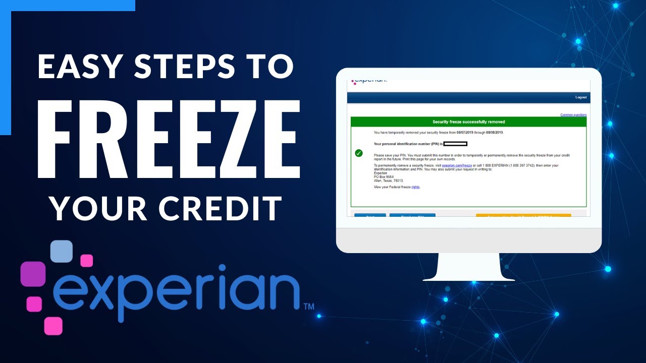 experian credit freeze