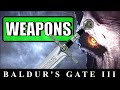 Baldur's Gate 3 | Weapons (Beginner's Guide)