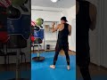 Feint + Round kick 🔥 #kickboxing #muaythai #mma