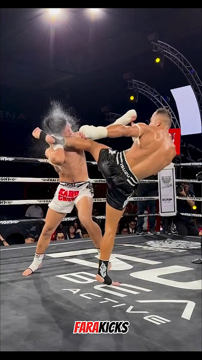 Feint   Round kick 🔥 #kickboxing #muaythai #mma