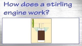 How does a stirling engine work? / Hot air engine