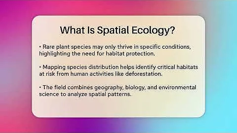 What Is Spatial Ecology? - Ecosystem Essentials