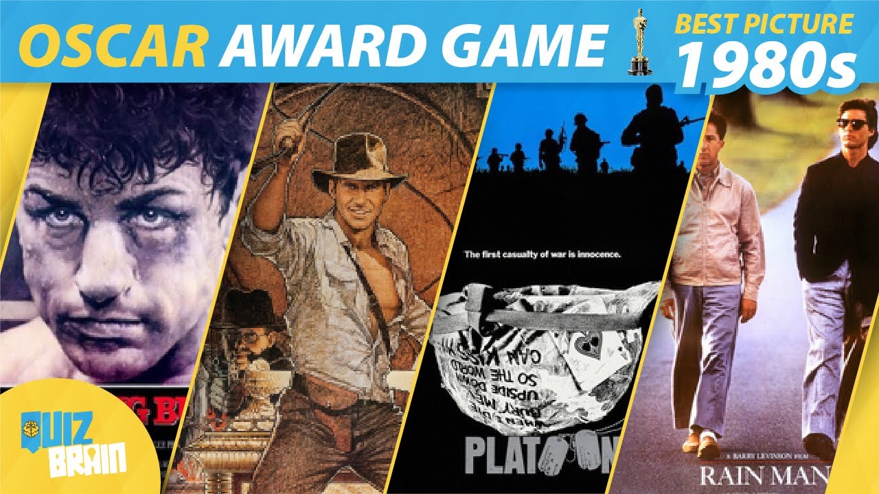 Best Picture Oscar Winners 19801989 Memory Quiz YouTube