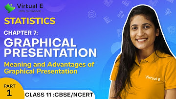 Class 11 Statistics Ch 7 | Graphical Presentation of Data | 1 - Meaning and Advantages