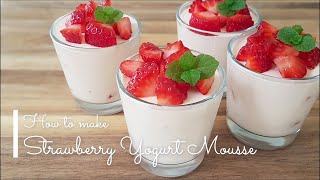 Strawberry Yogurt Mousse Recipe by Y's Style Kitchen 2,759 views 2 years ago 2 minutes, 59 seconds