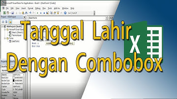 Tutorial VBA Macro Excel #7 Menampilkan Tanggal Lahir Dengan Combobox