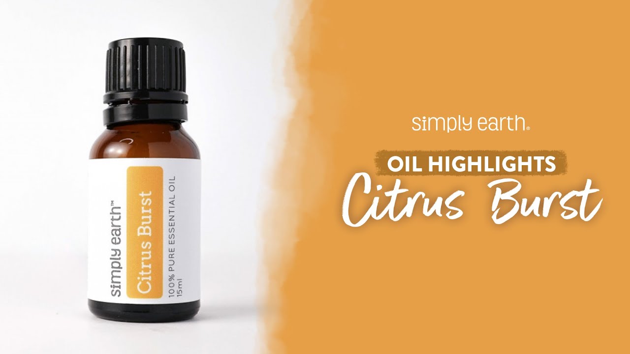 Oil #1: Citrus Burst Essential Oil Blend😊 Boosts Mood👃 Eliminates Odors✨ Cleans