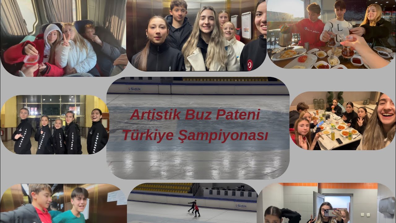 ARTİSTİK BUZ PATENİ TÜRKİYE ŞAMPİYONASI- VLOG ⛸️✨📷