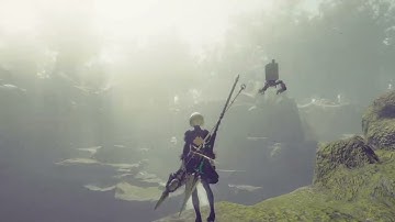 NieR:Automata walkthrough - Part 31 (Route A) - Forest Kingdom