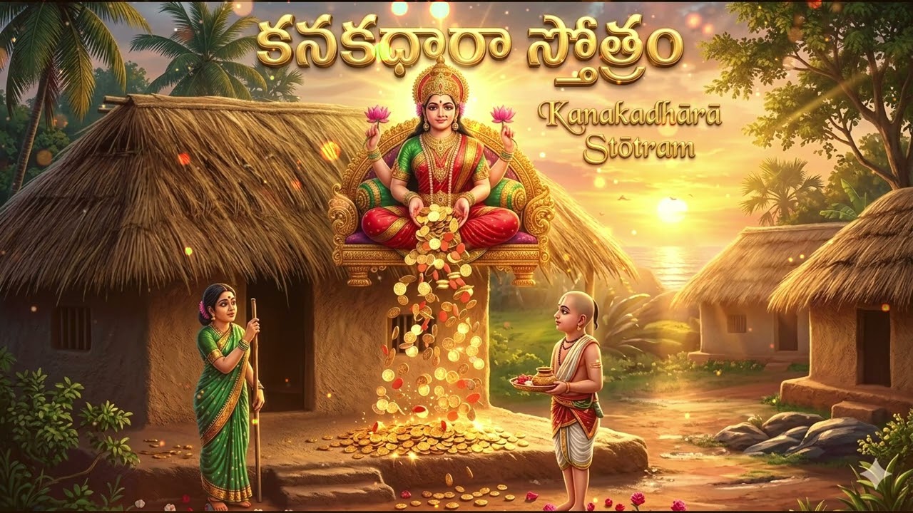 కనకధారా స్తోత్రం | Kanakadhara Stotram | శ్రీ మహాలక్ష్మి కటాక్షం కోసం పవిత్ర స్తోత్రం