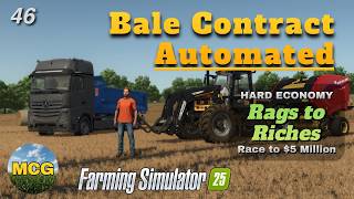 This Baling Mod Trick Saves Hours of Work with CoursePlay | R2R Alma 46 FS25