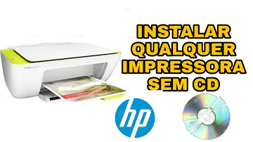 Como instalar a impressora no computador com o CD?