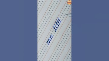 English Handwriting Practice | Basic  Stroke Of Cursive Handwriting | #trending #handwriting #shorts
