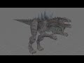 Zilla animation 3d test  prisma 3d