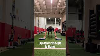 Explosive Push-up to Plates Demo #workout #power #pushup Profile
