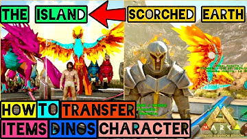 How to Transfer Dinos, Items and Characters Between Maps Ark Mobile | Ark : Ultimate Mobile Edition