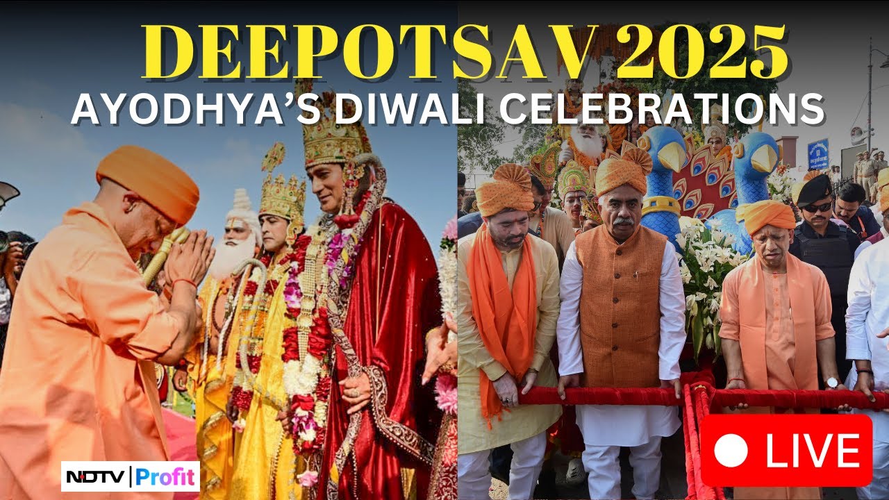 Ayodhya Deepotsav LIVE | Diwali At Ram Mandir | CM Yogi Adityanath In Ayodhya | Diwali 2025 LIVE