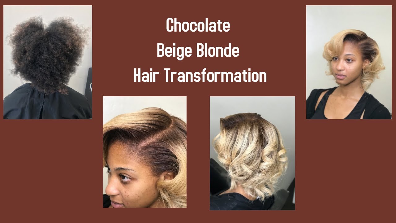 Chocolate Blonde Hair Transformation