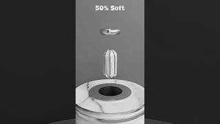 0% vs 100% Soft one Ring | 3D Soft Body Simulation