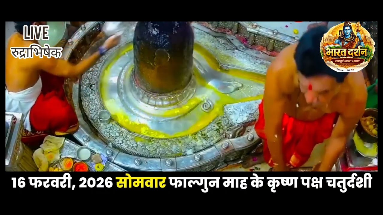 रुद्राभिषेक बाबा महाकाल #bharatdarshan #mahakaldarbar #mahadev #devotional 