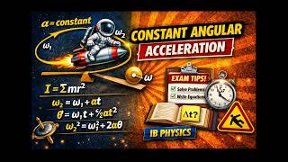 6.3   Constant angular acceleration (equations of motion)