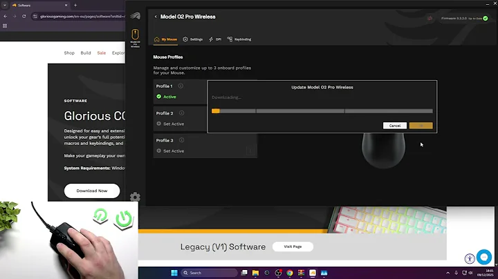 Glorious Model O 2 Pro - How to Check Firmware & Update