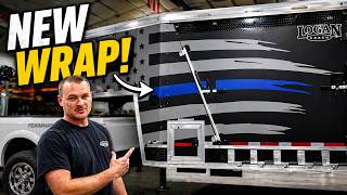 NEW WRAP on the Logan Coach Horse Power Trailer