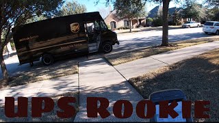 Day in life of a Rookie UPS Driver/Post Peak