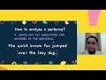 [ENG08W7] Intro to Diagramming: Analyzing Sentences Part 1