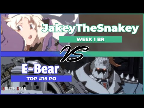 [Guilty Gear Strive]GGST Replay JakeyTheSnakey(Bridget) vs E-bear(Potemkin)