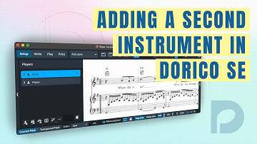 Adding a second instrument | Getting Started with Dorico SE