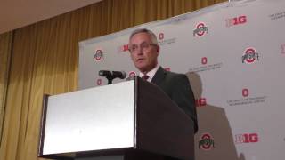 Jim Tressel Discusses his Induction into the Ohio State Athletics Hall of Fame