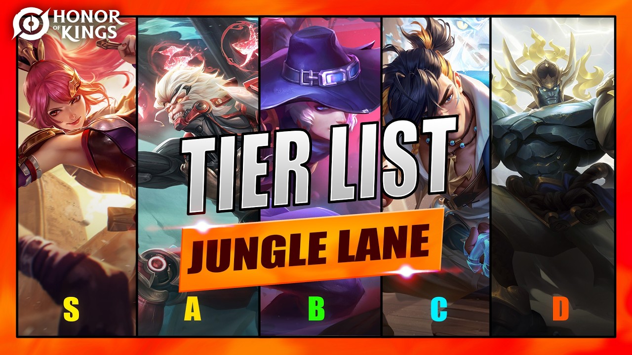 Best Jungle Lane Heroes in Honor of Kings Season 12 (Tier List Breakdown)