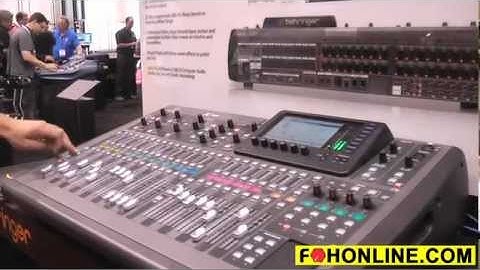 Behringer X-32 Digital Live Sound Mixer Video Demo