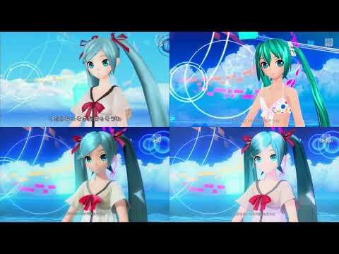 初音ミク Project DIVA PV比較2020 積乱雲グラフィティ
