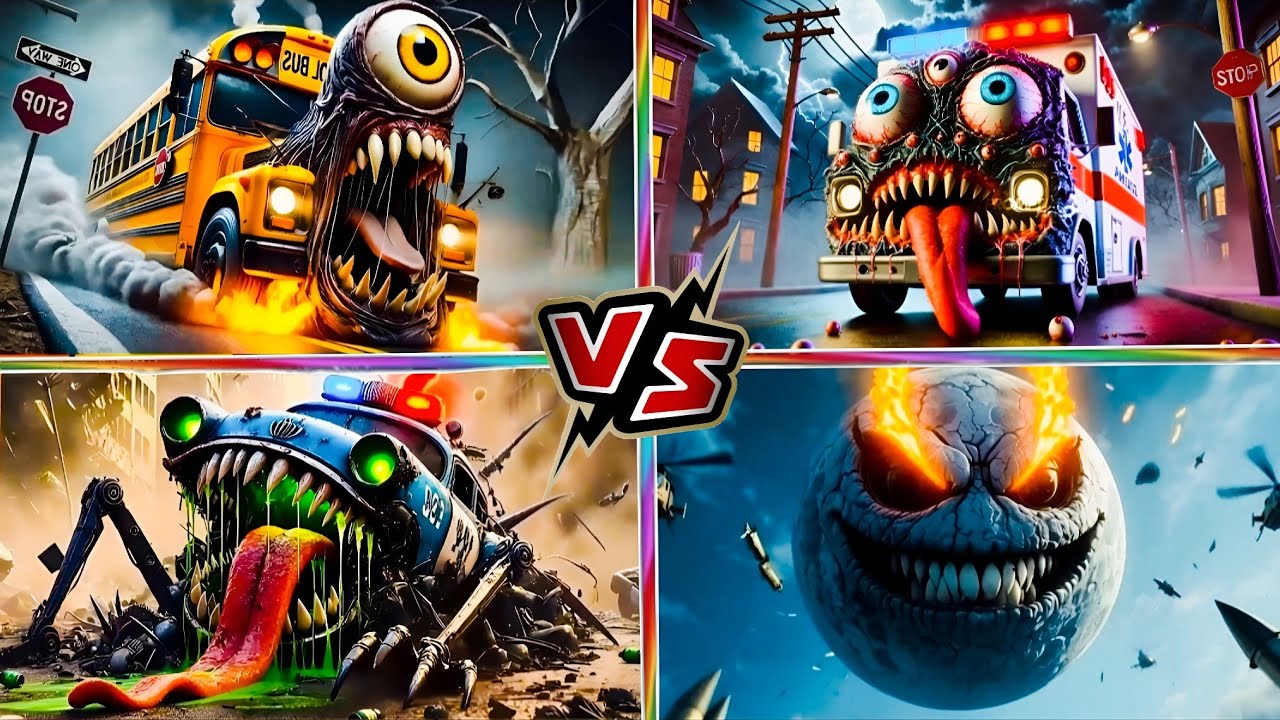 ℹ️ 🚀 EPIC Tiles Hop Battle | School Bus vs Train Eater (Impossible!)