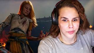 Wanessa Wolf reagindo GOD OF WAR LAUFEY (trailer gameplay)