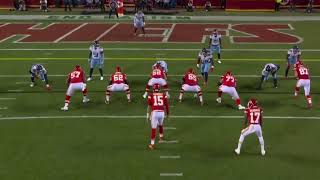 Patrick Mahomes 7 Yard Touchdown Pass to Mecole Hardman | Titans vs Chiefs