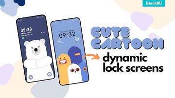 7 Dynamic lock Screens For MIUI 14 | Best MIUI Themes with Cute Cartoon Wallpapers for MIUI 13
