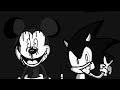 Mickey vs Sonic (fnf animation 3) leaked Really happy (fan made)