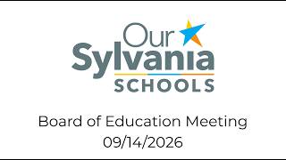 Board of Education Meeting - September 14th, 2026